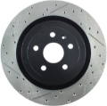 Picture of Sport Drilled & Slotted Brake Rotor; Rear Right