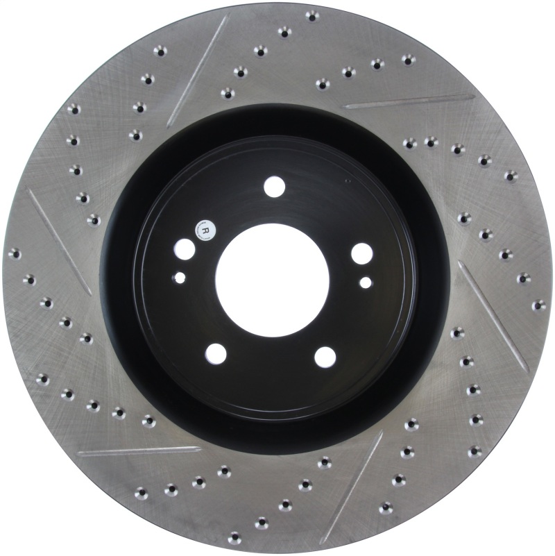 Picture of Sport Drilled & Slotted Brake Rotor; Front Right