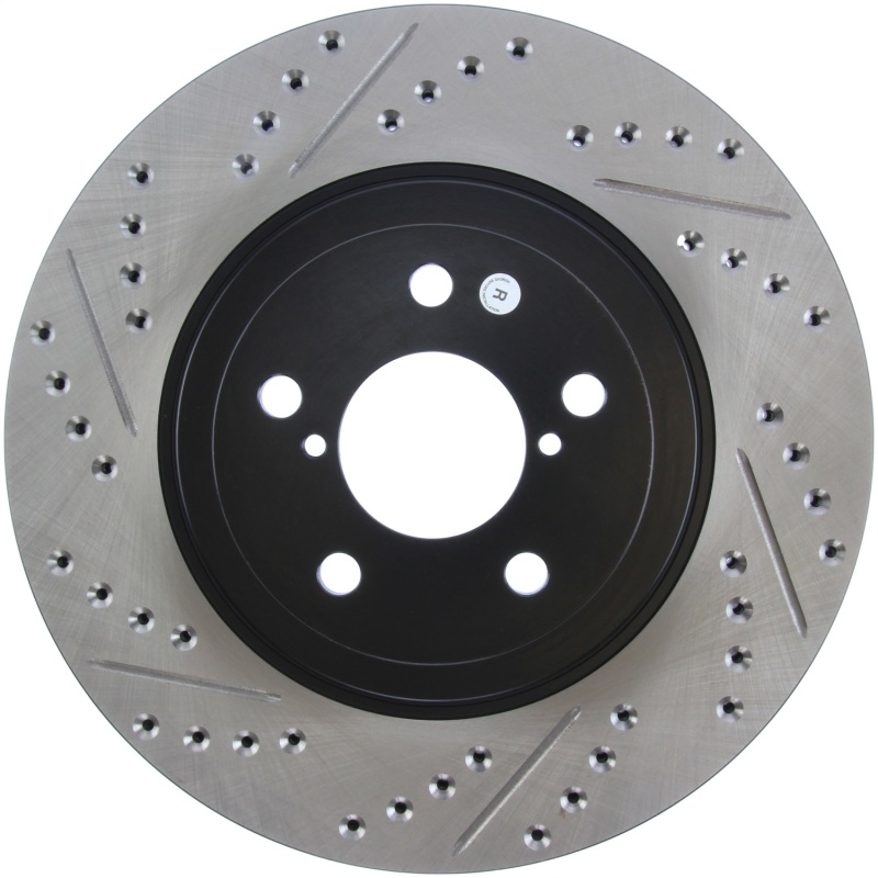 Picture of Sport Drilled & Slotted Brake Rotor; Front Right