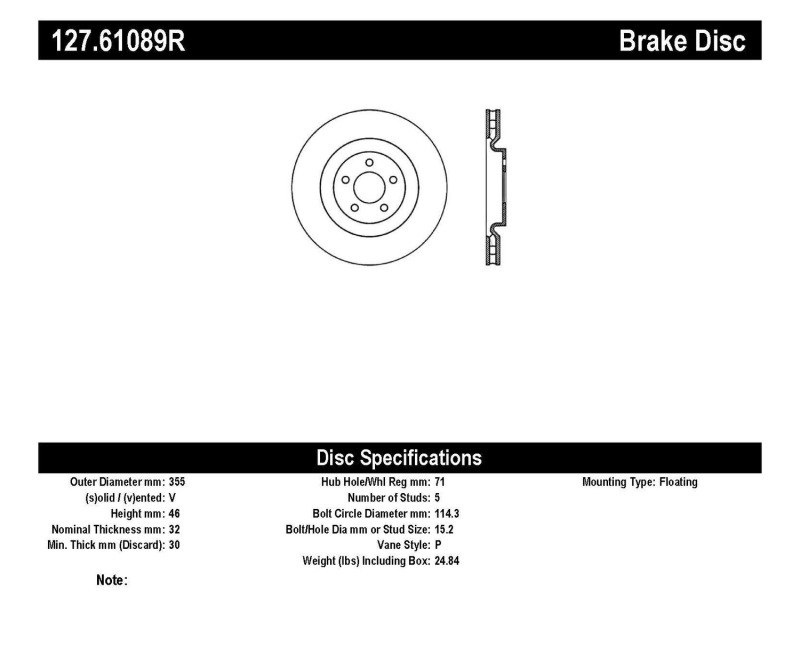 Picture of Sport Drilled & Slotted Brake Rotor; Front Right