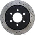 Picture of Sport Drilled & Slotted Brake Rotor; Rear Right