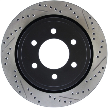 Picture of Sport Drilled & Slotted Brake Rotor; Rear Left