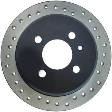 Picture of Sport Cross Drilled Brake Rotor; Rear Left
