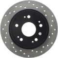 Picture of Sport Cross Drilled Brake Rotor; Rear Left