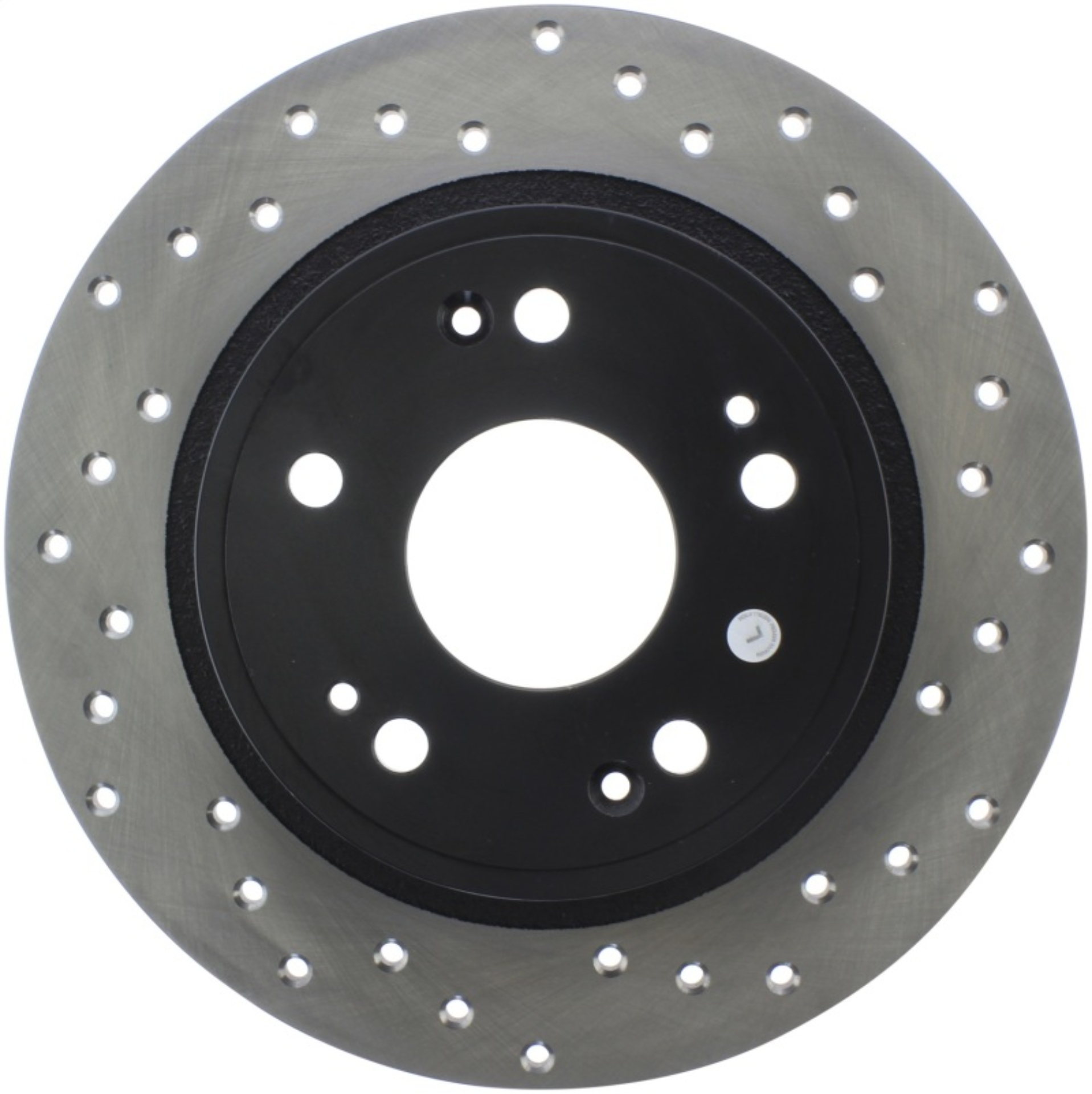 Picture of Sport Cross Drilled Brake Rotor; Rear Left