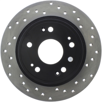 Picture of Sport Cross Drilled Brake Rotor; Rear Left
