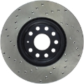 Picture of Sport Cross Drilled Brake Rotor; Front Left