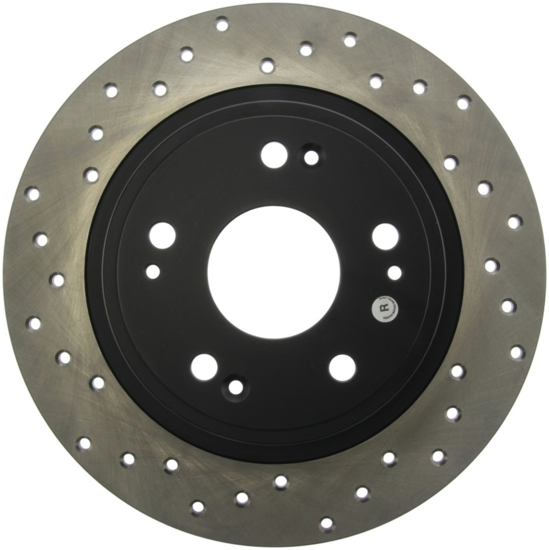 Picture of Sport Cross Drilled Brake Rotor; Rear Right