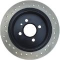 Picture of Sport Cross Drilled Brake Rotor; Rear Left