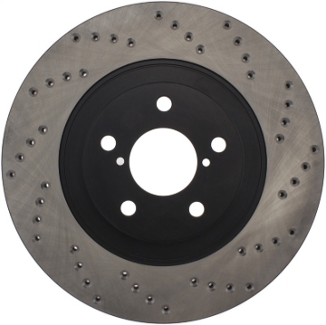 Picture of Sport Cross Drilled Brake Rotor; Front Left