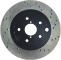 Picture of Sport Cross Drilled Brake Rotor; Rear Left