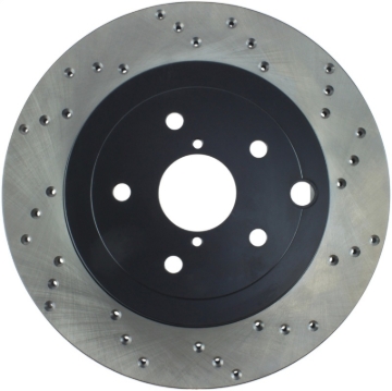Picture of Sport Cross Drilled Brake Rotor; Rear Left