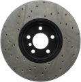 Picture of Sport Cross Drilled Brake Rotor; Front Left