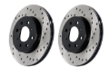 Picture of Sport Cross Drilled Brake Rotor; Rear Left