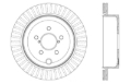 Picture of Sport Cross Drilled Brake Rotor; Rear Right