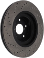 Picture of Sport Cross Drilled Brake Rotor; Front Left