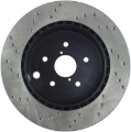Picture of Sport Cross Drilled Brake Rotor; Rear Left