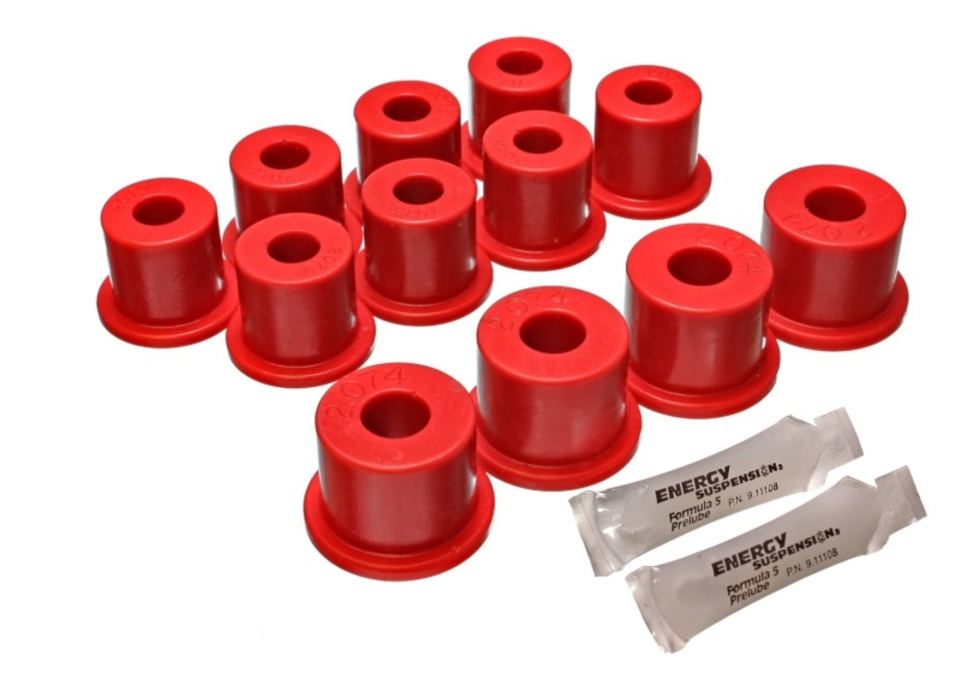Picture of Energy Suspension ES Spring/Shackle Bush-Red Bushing Kits - 7.2101R