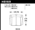 Picture of Hawk Performance HAWK DTC-70 Brake Pad Sets Front - HB169U.560