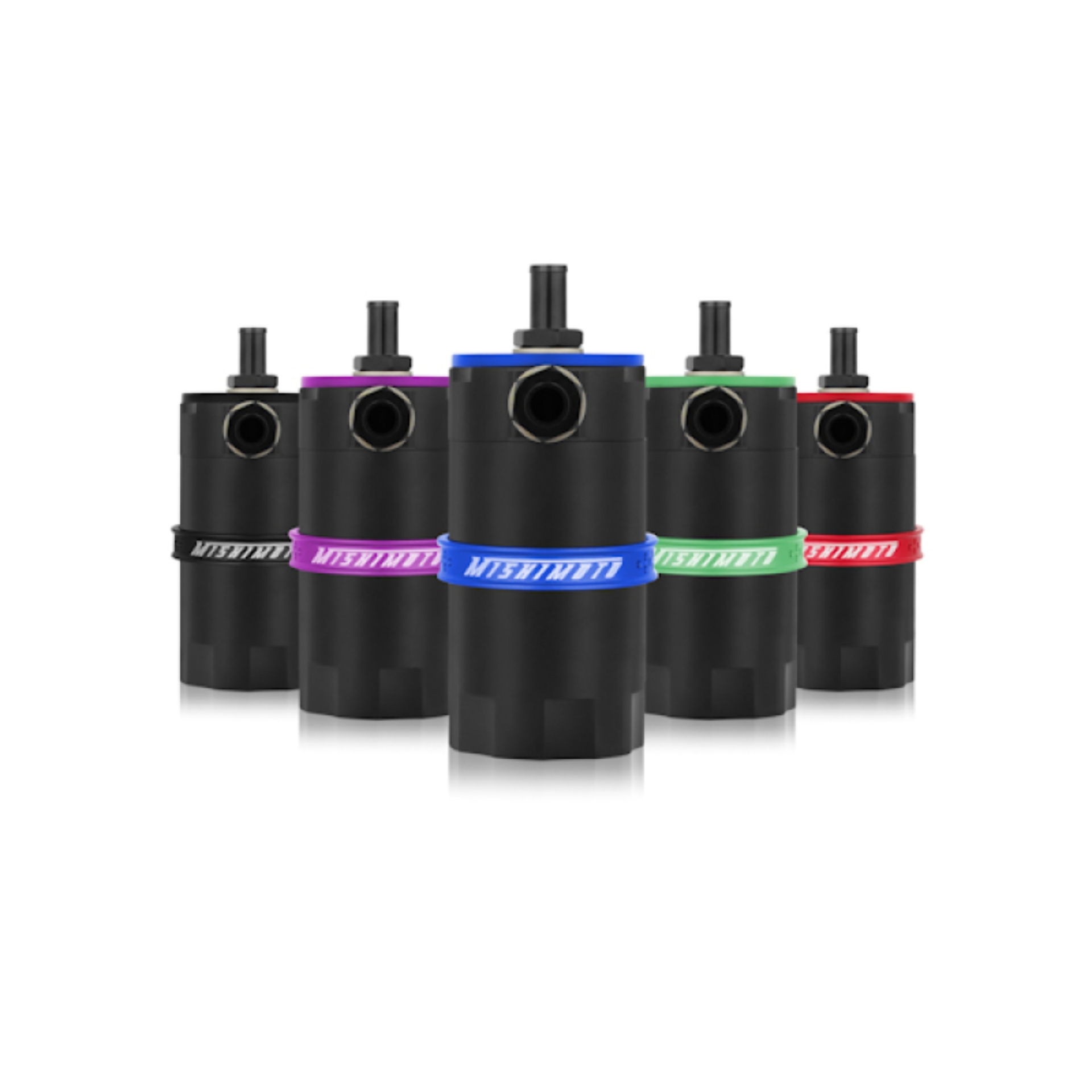 Picture of Mishimoto Universal Baffled Oil Catch Can - Red