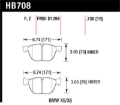 Picture of Hawk Performance HAWK Ceramic Brake Pad Sets - HB708Z.738