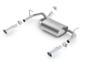 Picture of Borla 12-16 Jeep Wrangler 3.6L AT/MT 4WD Single Split Rr Exit Touring Exhaust (rear section only)