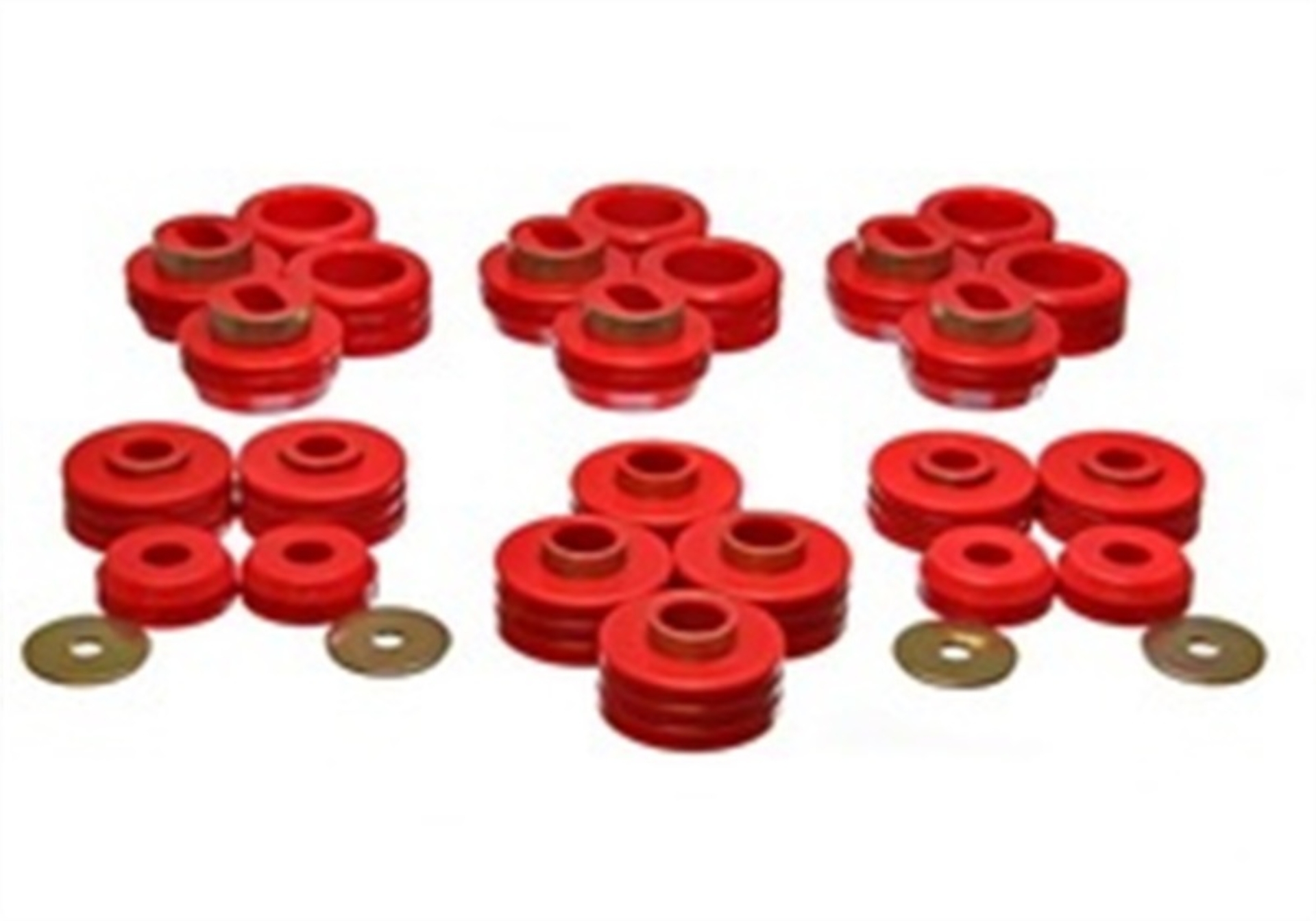 Picture of Energy Suspension ES Body Mounts-Red Bushing Kits - 3.4124R