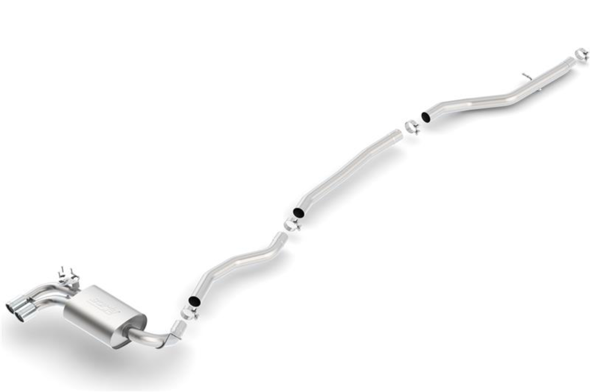 Picture of Borla 12-15 BMW 328i Sedan 2.0L AT/MT RWD Dual Left Rear Exit Catback Exhaust
