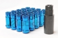 Picture of Wheel Mate Monster Open End Lug Nut Set of 20 - Blue 1/2in