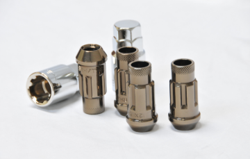 Picture of Wheel Mate Monster Open End Lug Nut Set of 4 - T Chrome 1/2in