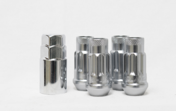 Picture of Wheel Mate Monster Open End Lug Nut Set of 4 - Chrome 1/2in