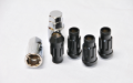 Picture of Wheel Mate Monster Open End Lug Nut Set of 4 - Black 1/2in