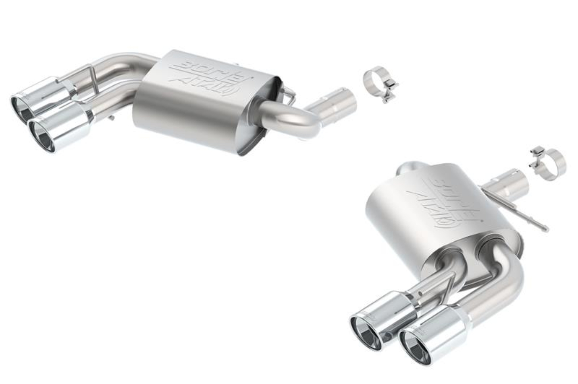 Picture of Borla 16 Chevy Camaro 6.2L Atak Rear Section Exhaust w/o Dual Mode Valves