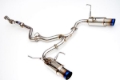 Picture of Invidia 08-11 STi Hatch / 11 WRX Hatch Dual N1 Single Layer Titanium Tipped Cat-back Exhaust