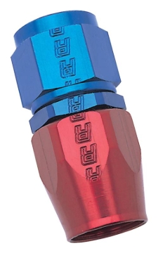 Picture of 16AN ProClassic Straight Hose End With Red/Blue Finish