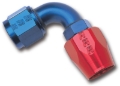 Picture of 6AN ProClassic Swivel 90 Degree 1/2" Radius Hose End With Red/Blue Finish