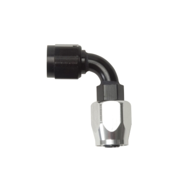 Picture of 12AN ProClassic 90 Degree 7/8" Radius Hose End With Black/Silver Finish
