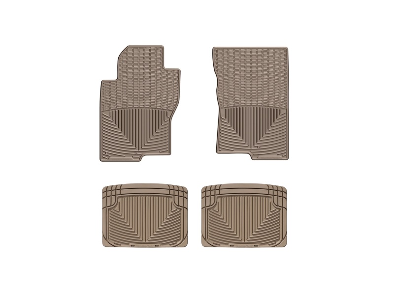 Picture of WeatherTech 99+ Nissan Frontier Front and Rear Rubber Mats - Tan