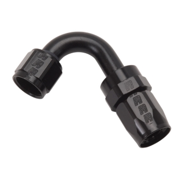 Picture of 8AN ProClassic Swivel 120 Degree Tight 3/4" Radius Hose End With Black Finish