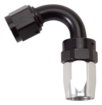 Picture of 12AN ProClassic Swivel 120 Degree Tight 1-1/8" Radius Hose End, Black/Silver