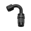Picture of 8AN ProClassic Swivel 120 Degree Tight 3/4" Radius Hose End With Black Finish