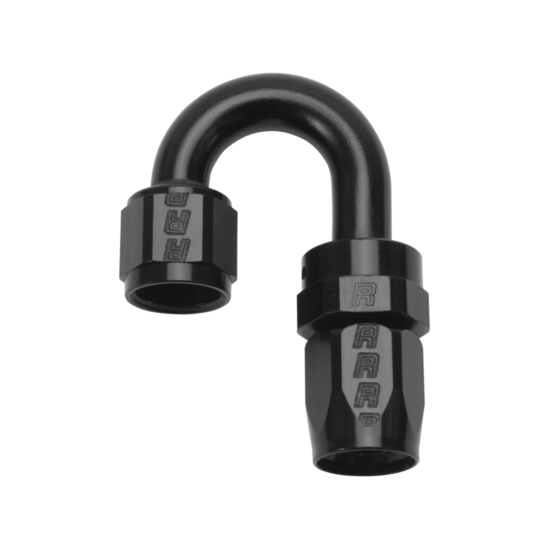 Picture of 6AN ProClassic Swivel 180 Degree Tight 9/16" Radius Hose End With Black Finish