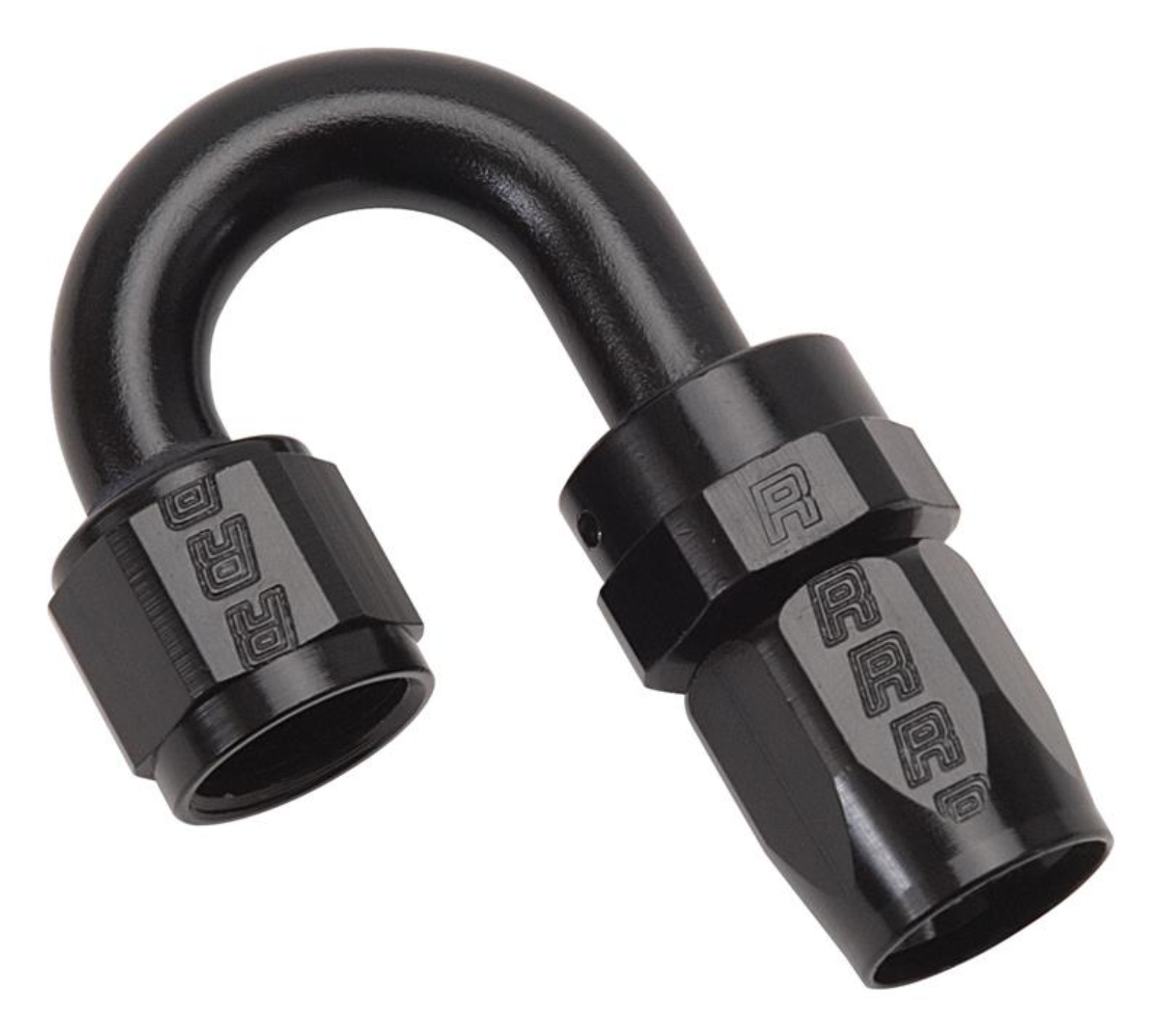 Picture of 10AN ProClassic Swivel 180 Degree Tight 15/16" Radius Hose End With Black Finish