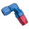 Picture of 8AN 90 Degree Forged Aluminum Hose End With Red/Blue Finish