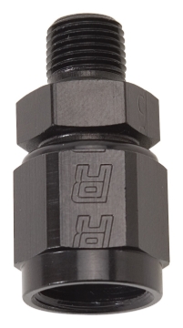 Picture of 6AN  Female To 1/8" Male NPT Fitting With Black Finish