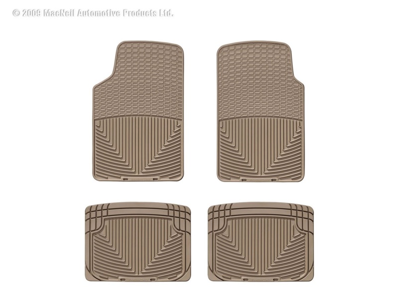Picture of WeatherTech 64-79 Volkswagen Bug Front and Rear Rubber Mats - Tan
