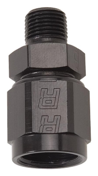 Picture of 6AN  Female To 3/8" Male NPT Fitting With Black Finish