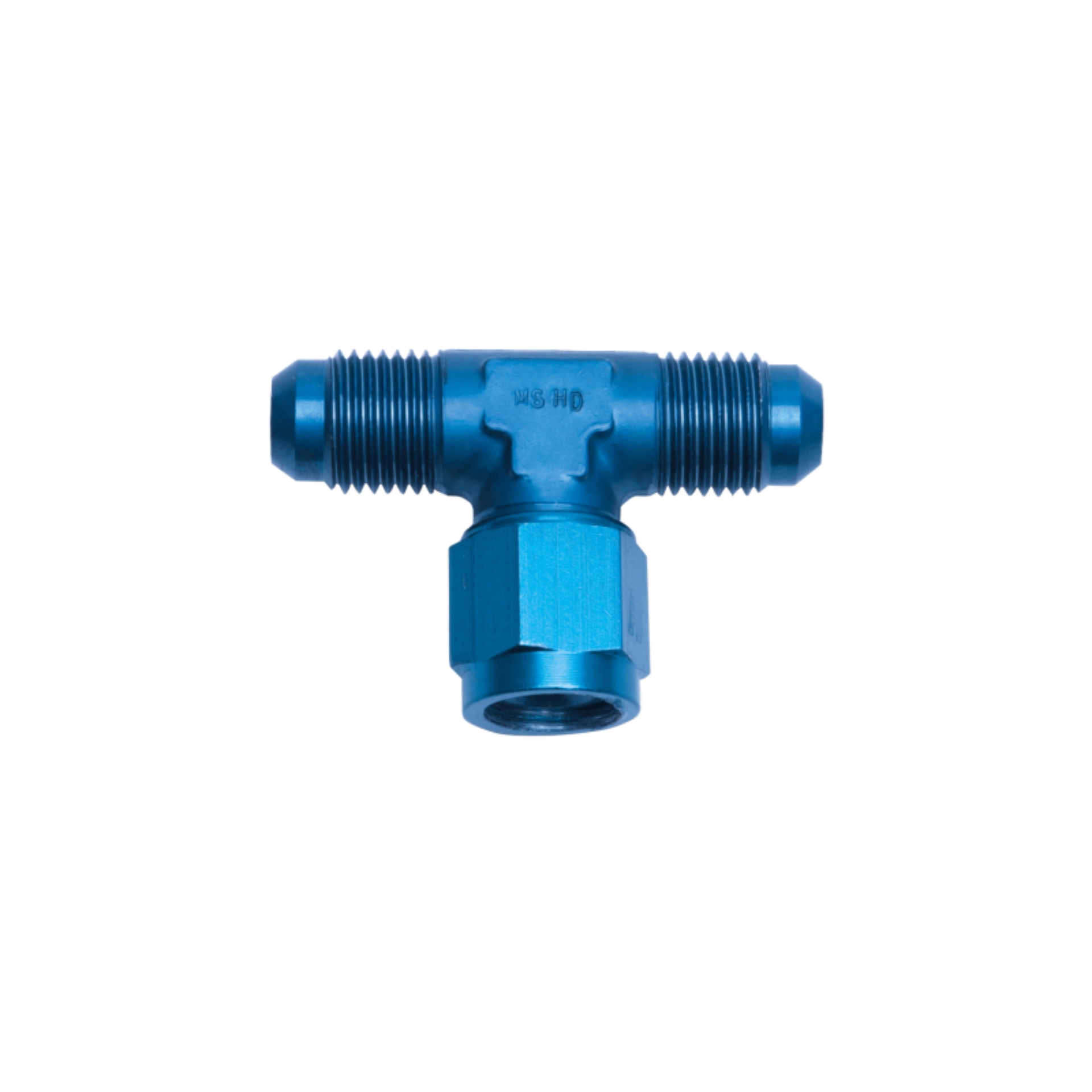 Picture of 8AN Tee - Female An On Side Fitting With Blue Finish