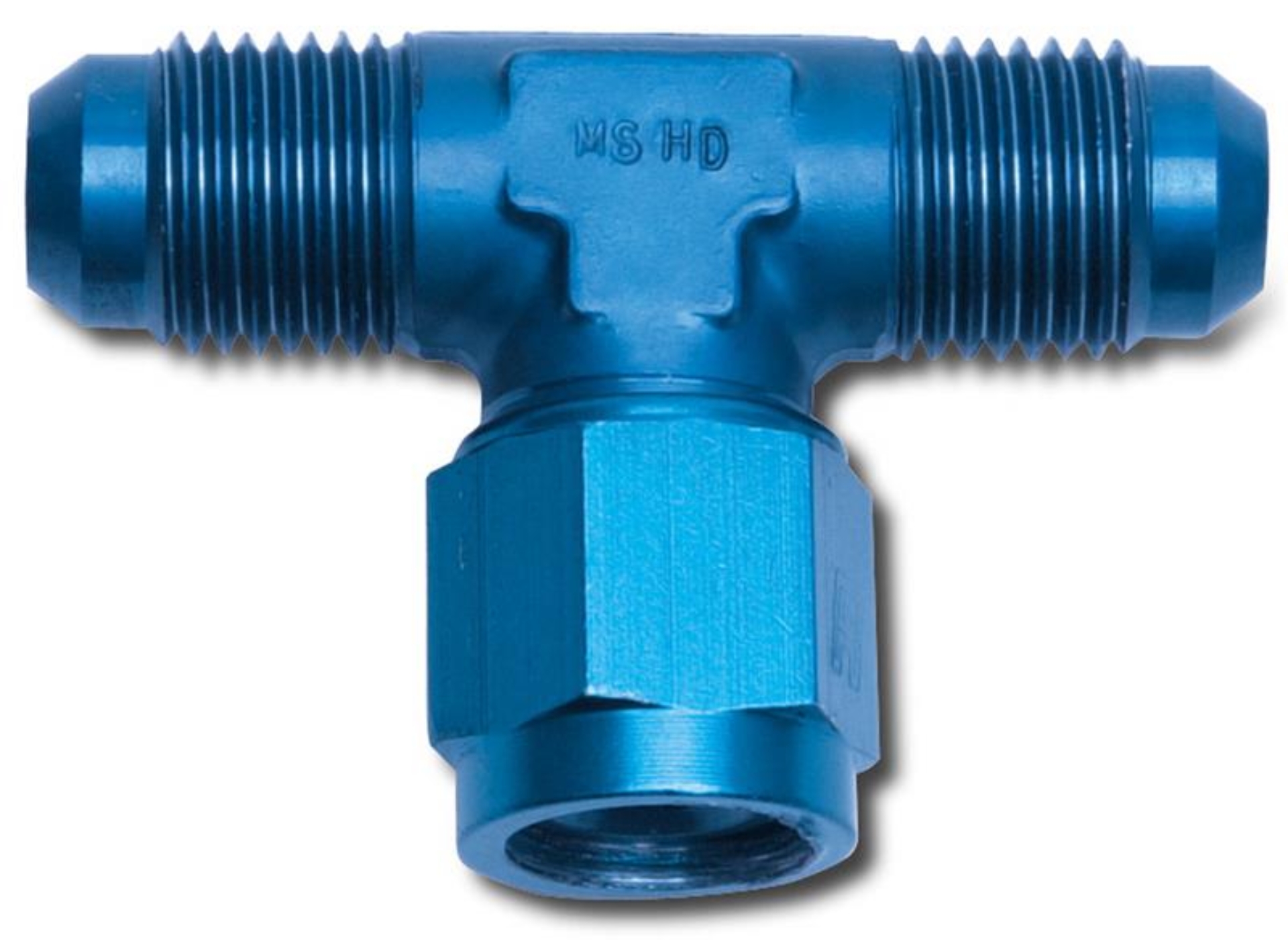 Picture of 6AN Tee - Female An On Side Fitting With Blue Finish