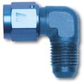 Picture of 3AN 90 Degree Swivel Female To 3AN Male Adapter Fitting With Blue Finish